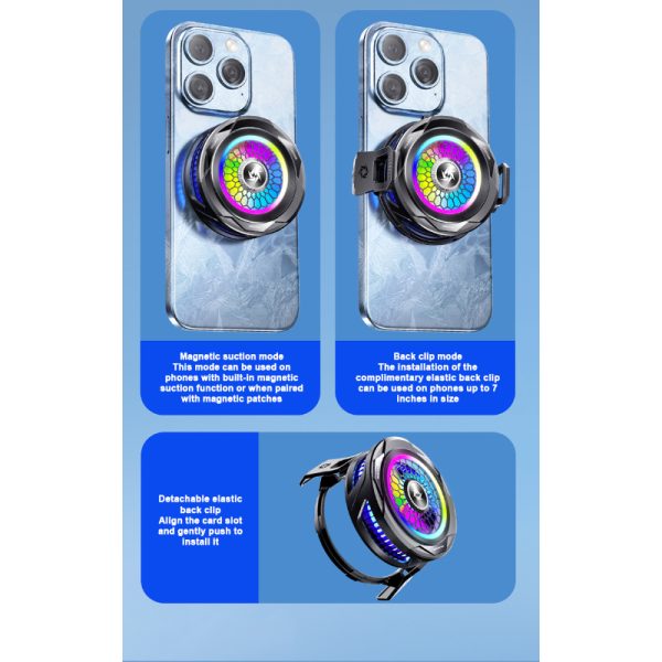 SL-25 RGB Mobile Cooling Fan Radiator - Ultimate Cooling